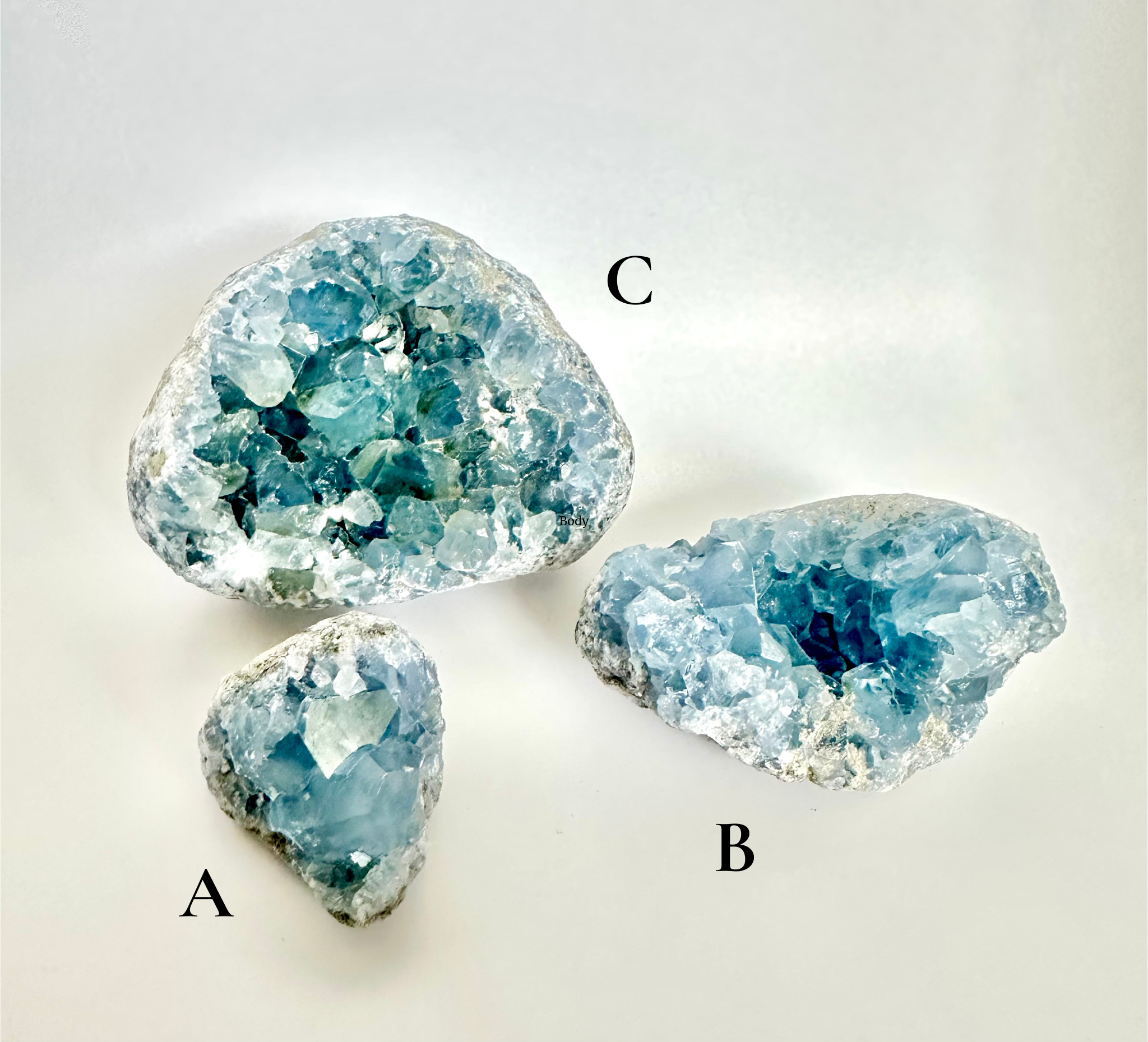 Sacred Stones: Celestite 134 g (A)