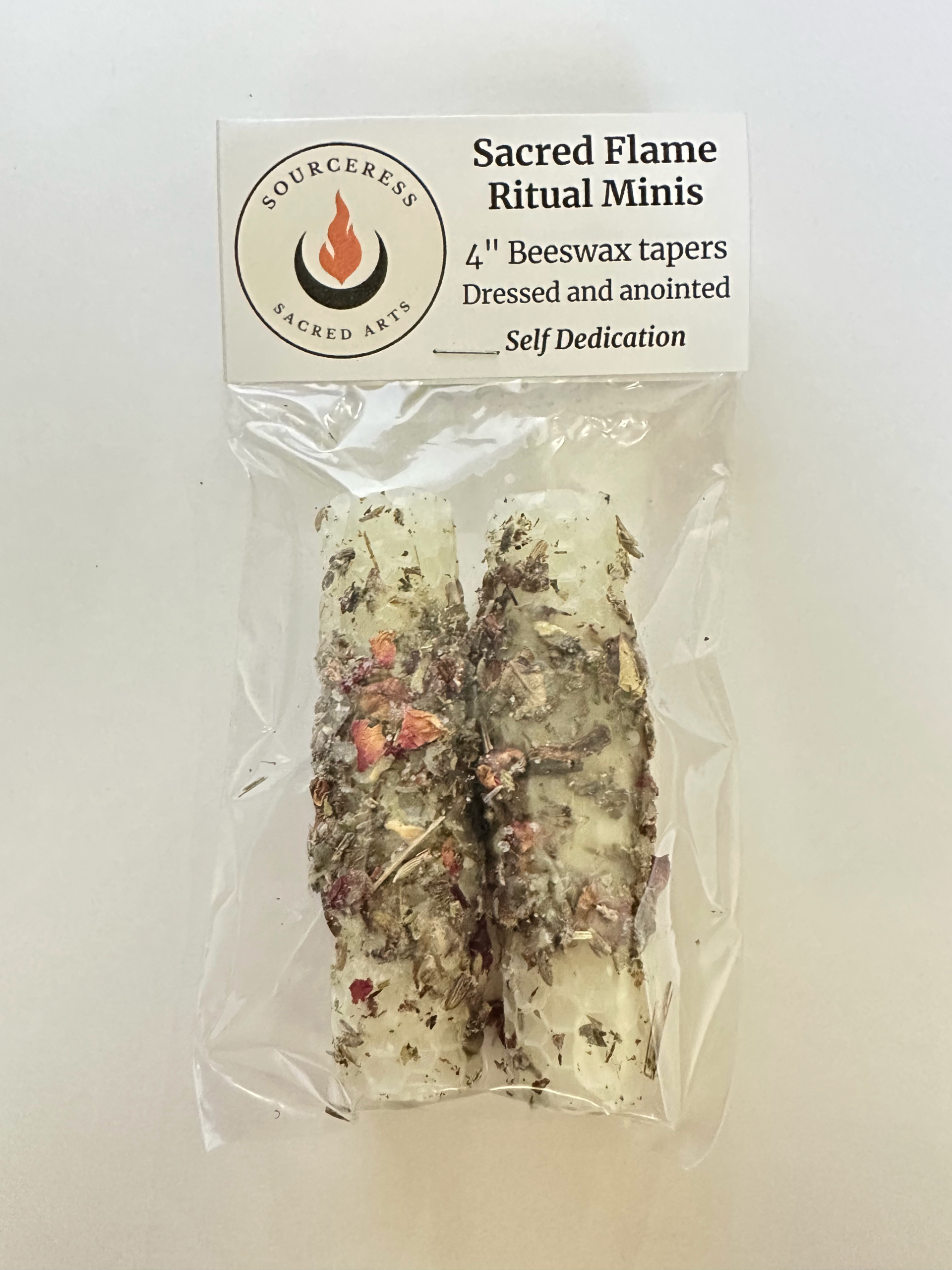 Sacred Flame: Self-Dedication Ritual Candle